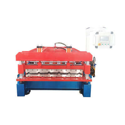 Customizable Roof Sheet Roll Forming Machine With Chrome Plated Rollers And 20mm Side Panel