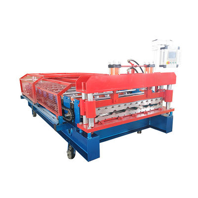 Customizable Roof Sheet Roll Forming Machine With Chrome Plated Rollers And 20mm Side Panel