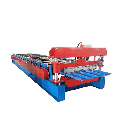 เครื่องขึ้นรูปแผงหลังคาด้วยมอเตอร์ 5.5kw เพื่อการผลิตหลังคาที่รวดเร็วและแม่นยำ